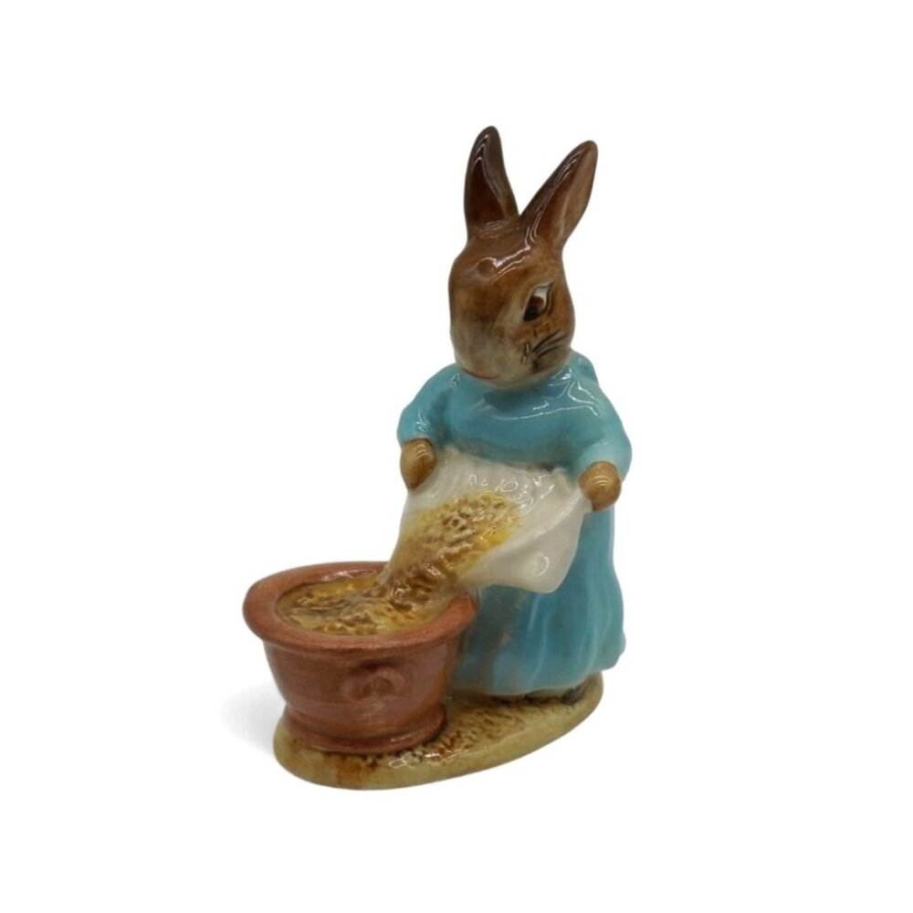 Beswick Beatrix Potter Cecily Parsley Hand-Painted Vintage Figurine
